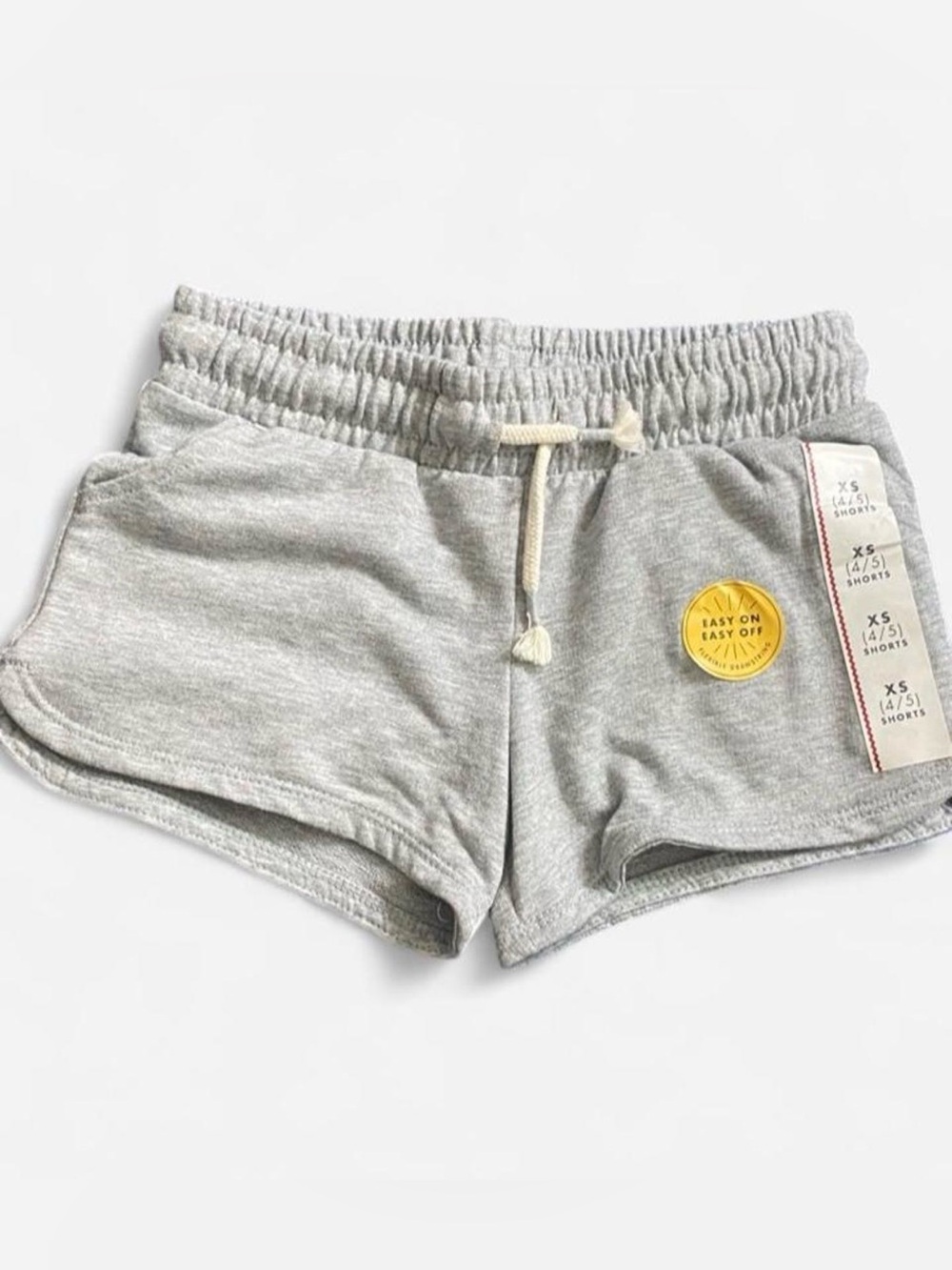 Girls Light Gray Lounge Shorts -xs 4/5